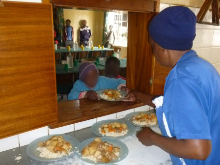 Meals being prepared